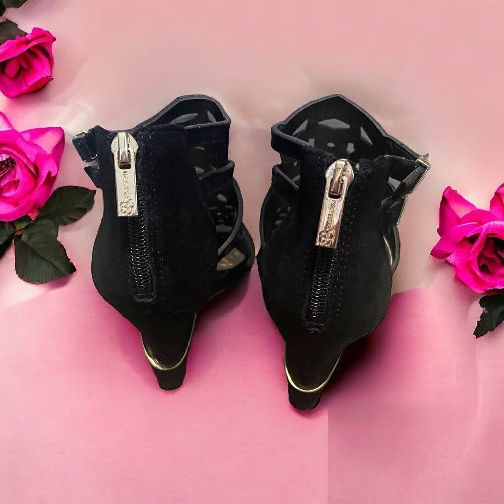 Jessica Simpson Rabah Black suede Wedge 7.5M - Picture 6 of 8